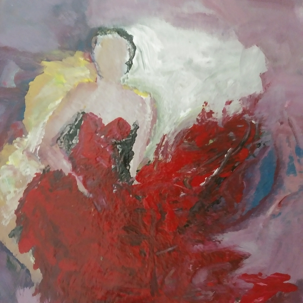 Original acrylic art by Irma Franco